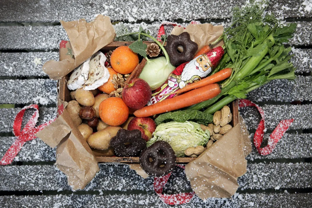 Basket of winter products