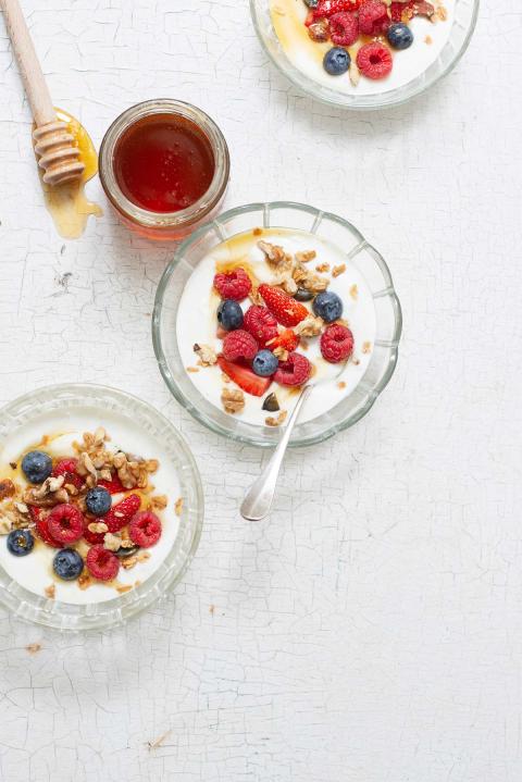 Vosges Pine Honey and Fromage Blanc Verrine 