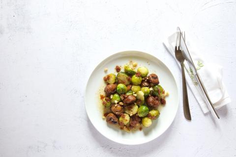DE brussels sprout salad recipe