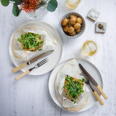 Salmon Fillets en Papillote