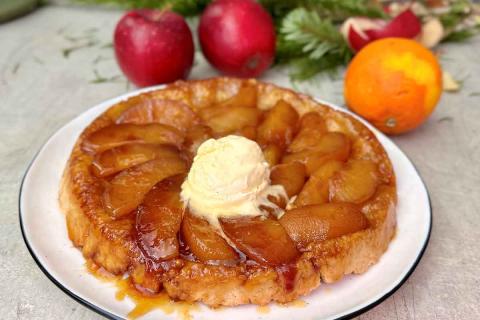 Tarte Tatin mit französischen Äpfeln