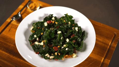 TFM_Sauteed Spinach and Duck