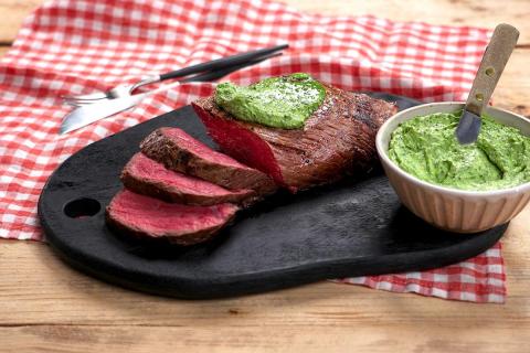 Tenderloin Steak with Parsley & Garlic Butter