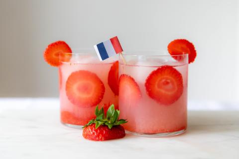 French Pastis & British Strawberries