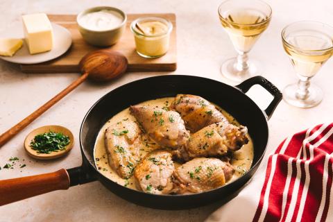 Fricasse de poulet