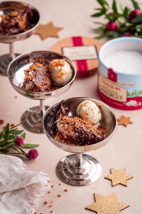 Schokoladenganache mit Fleur de Sel