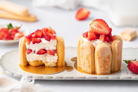 Charlotte aux fraises