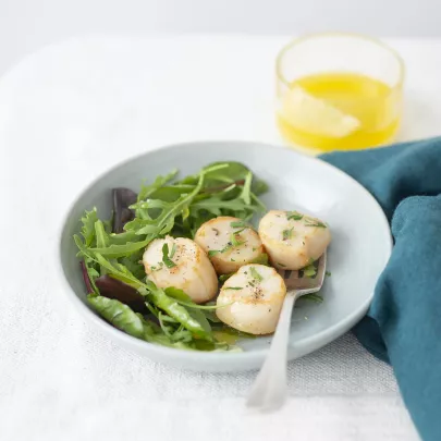 Fried king scallops recipe