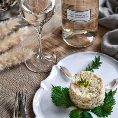 White Fish and Umeboshi Tartare Style