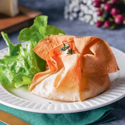Ziegenkäse-Päckchen mit Apfel & Birne