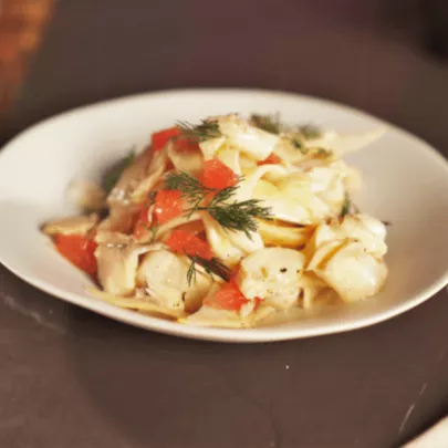 Ribbons of celeriac