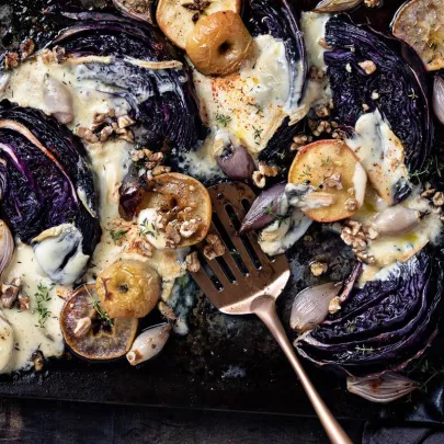 Ofengerösteter Rotkohl 