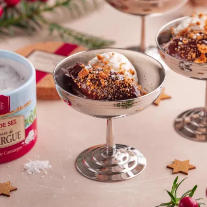 Schokoladenganache mit Fleur de Sel