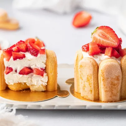 Charlotte aux fraises