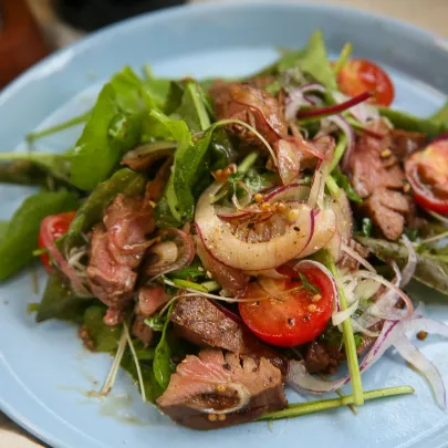 beef tongue salad