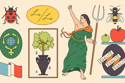 Green lines: Organic farming, the female way 
