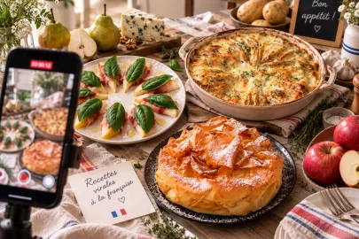 Presentación de los tres platos. 