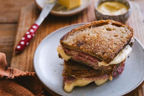grilled cheese croque monsieur