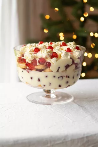 Glace Cherries Triffle