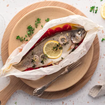 French Trout in Papillote 