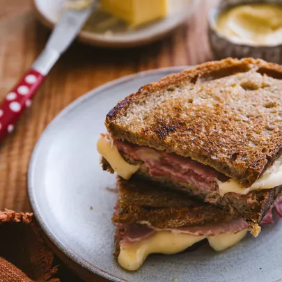 grilled cheese croque monsieur