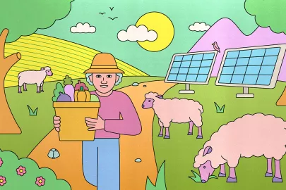 Green Lines: Agriculture and solar energy